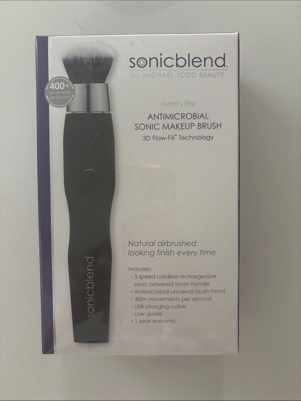 sonicblend Antimicrobial Sonic Makeup Brush - Black
